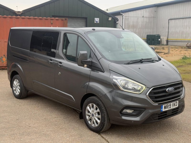 FORD TRANSIT CUSTOM 2.0 300 EcoBlue Limited Crew Van L2 H1 Euro 6 5dr (5 Seat)